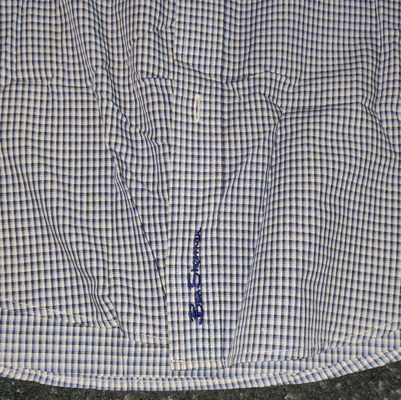 Ben Sherman Button Down Blue/White/Light Blue Shirt - Picture 2 of 7